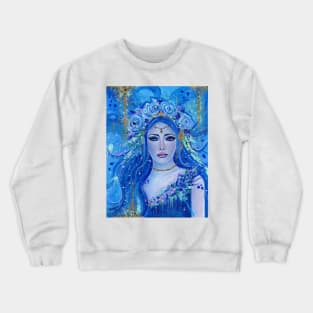 Chloris goddess of flowers by Renee Lavoie Crewneck Sweatshirt